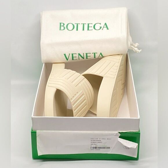 Bottega Veneta Rubber Slide Sandals size 46/us size 13